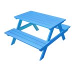 blue kids bench