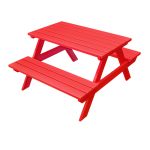 red kids bench