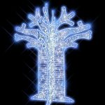 Cool White Illuminated Boabab Tree