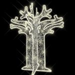 Warm White Illuminated Boabab Tree