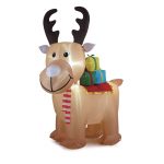 Inflatable Reindeer with Presents