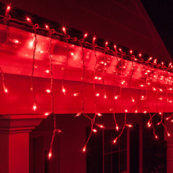 Red Icicle Lights