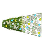 Easter swag suspended decor