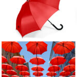 Red Umbrella Display